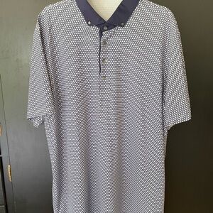 Greyson Patterned Golf Polo Shirt